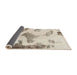 Sideview of Abstract Wheat Beige Modern Rug, abs1186