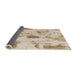 Sideview of Abstract Desert Sand Beige Modern Rug, abs1187