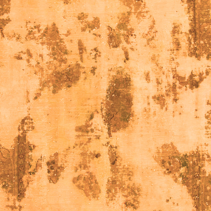 Abstract Orange Modern Rug, abs1187org