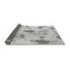 Sideview of Abstract Gray Modern Rug, abs1187gry