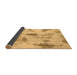 Sideview of Abstract Brown Modern Rug, abs1187brn