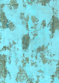 Abstract Light Blue Modern Rug, abs1187lblu