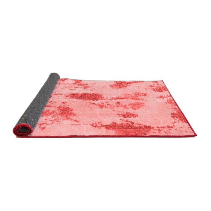 Abstract Red Modern Area Rugs