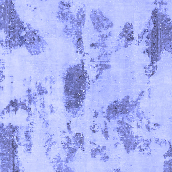 Abstract Blue Modern Rug, abs1187blu