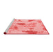 Modern Red Washable Rugs