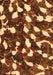 Abstract Orange Modern Rug, abs1188org