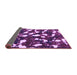 Sideview of Abstract Purple Modern Rug, abs1188pur