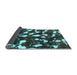 Sideview of Abstract Light Blue Modern Rug, abs1188lblu