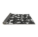 Sideview of Abstract Gray Modern Rug, abs1188gry