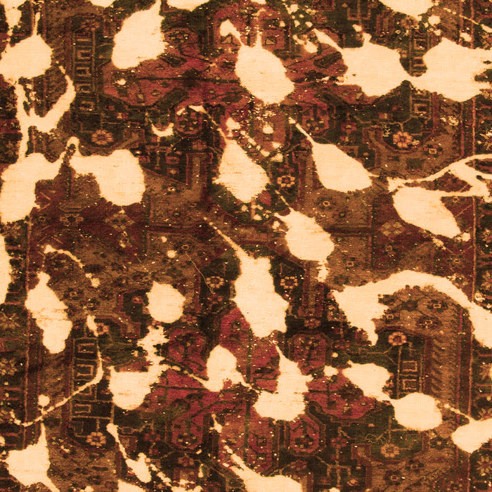 Machine Washable Abstract Orange Modern Area Rugs, wshabs1188org