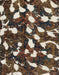 Machine Washable Abstract Bakers Brown Rug, wshabs1188