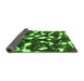 Sideview of Abstract Green Modern Rug, abs1188grn