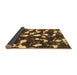 Sideview of Abstract Brown Modern Rug, abs1188brn