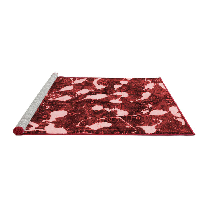 Modern Red Washable Rugs