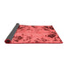 Abstract Red Modern Area Rugs