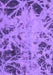 Machine Washable Abstract Purple Modern Area Rugs, wshabs1189pur