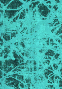 Abstract Turquoise Modern Rug, abs1189turq