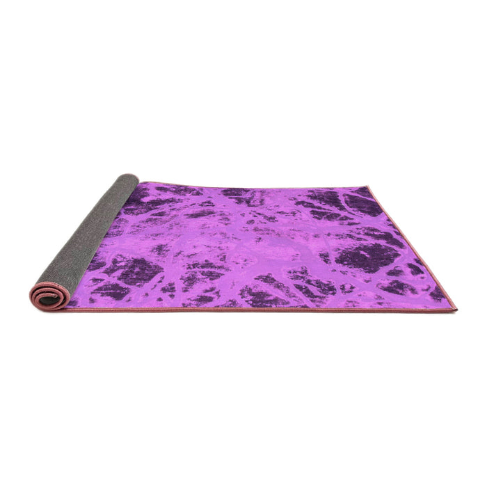 Sideview of Abstract Pink Modern Rug, abs1189pnk