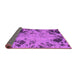 Sideview of Abstract Pink Modern Rug, abs1189pnk