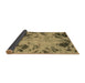 Sideview of Abstract Brown Modern Rug, abs1189brn