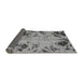 Sideview of Abstract Gray Modern Rug, abs1189gry