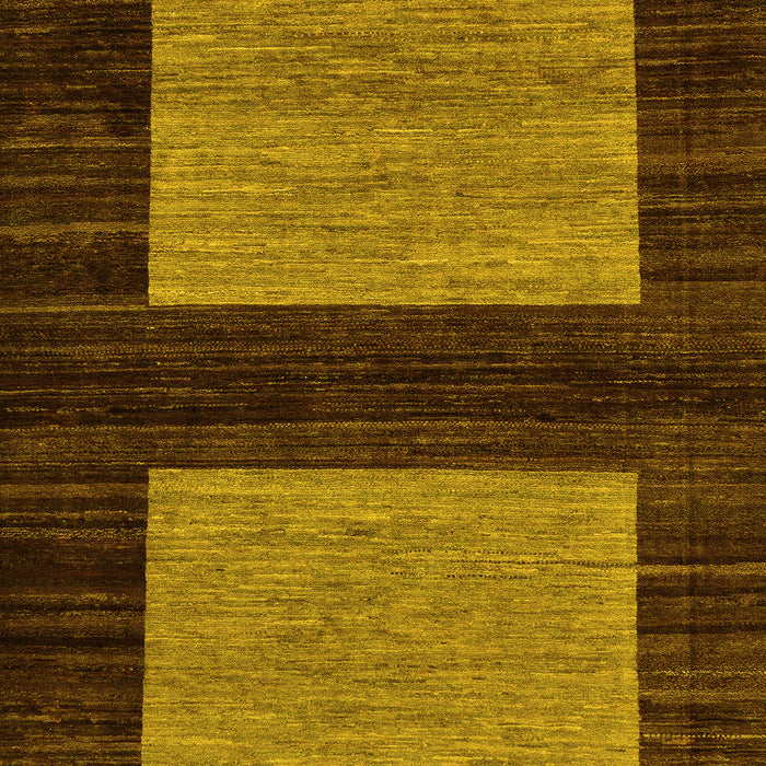 Machine Washable Abstract Yellow Modern Rug, wshabs118yw