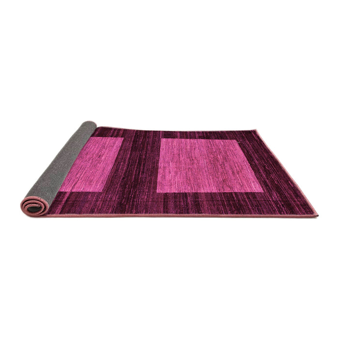Sideview of Abstract Pink Modern Rug, abs118pnk