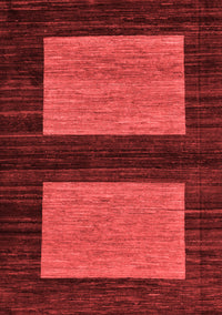 Abstract Red Modern Rug, abs118red