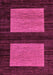 Machine Washable Abstract Pink Modern Rug, wshabs118pnk