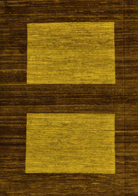 Abstract Yellow Modern Rug, abs118yw