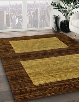 Machine Washable Abstract Night Red Rug in a Family Room, wshabs118