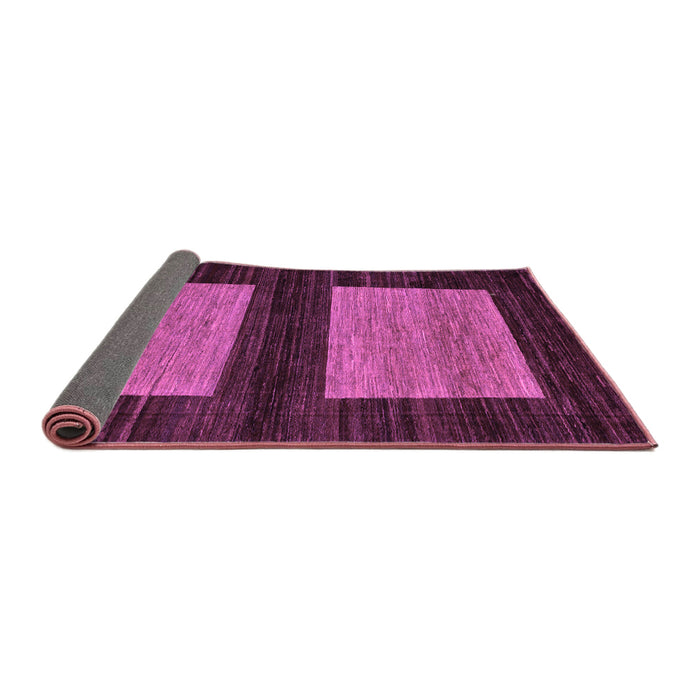 Sideview of Abstract Purple Modern Rug, abs118pur