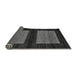 Sideview of Abstract Gray Modern Rug, abs118gry