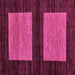 Square Abstract Pink Modern Rug, abs118pnk