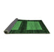 Sideview of Abstract Emerald Green Modern Rug, abs118emgrn