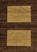 Abstract Brown Modern Rug, abs118brn