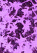 Machine Washable Abstract Purple Modern Area Rugs, wshabs1190pur