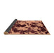 Sideview of Abstract Brown Modern Rug, abs1190brn