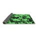 Sideview of Abstract Emerald Green Modern Rug, abs1190emgrn