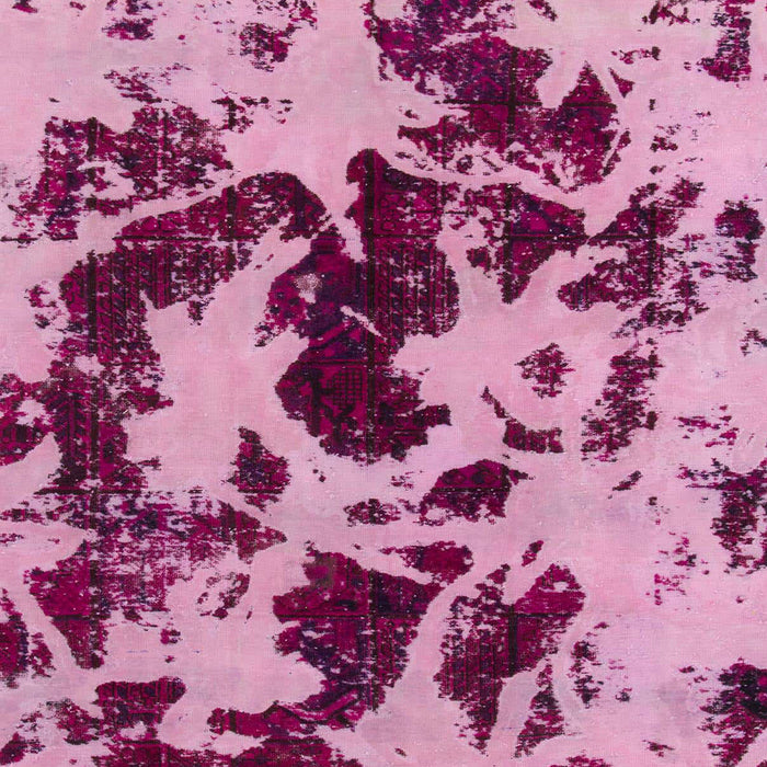 Machine Washable Abstract Hot Pink Rug, wshabs1190