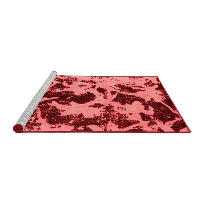Modern Red Washable Rugs