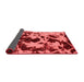 Abstract Red Modern Area Rugs