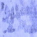 Square Machine Washable Abstract Blue Modern Rug, wshabs1191blu