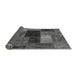 Sideview of Abstract Gray Modern Rug, abs1192gry