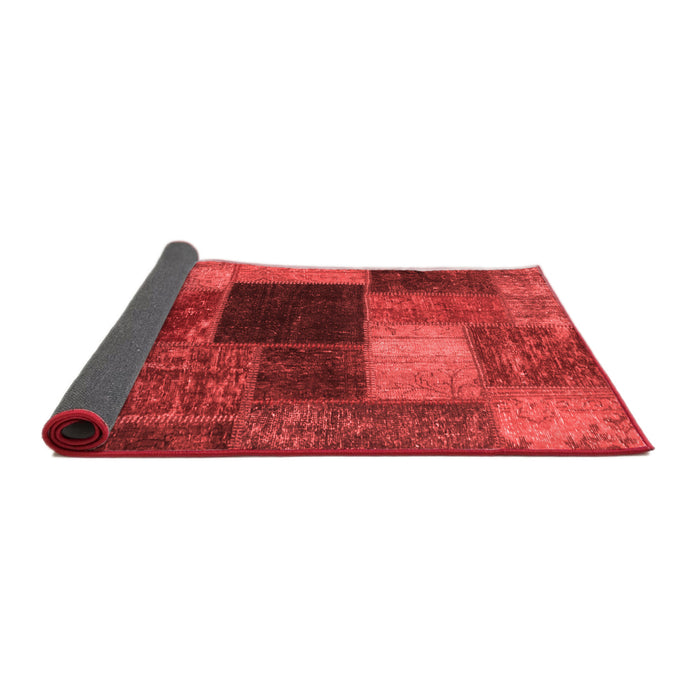 Abstract Red Modern Area Rugs