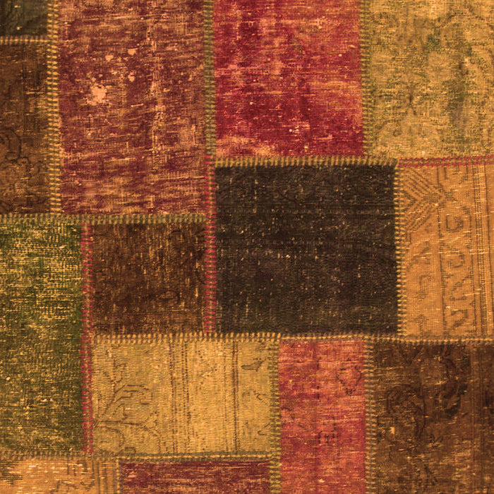 Abstract Orange Modern Rug, abs1192org