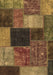 Machine Washable Abstract Brown Modern Rug, wshabs1192brn