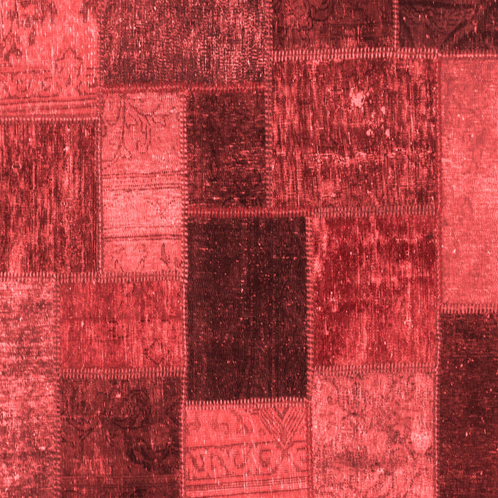 Machine Washable Abstract Red Modern Rug, wshabs1192red
