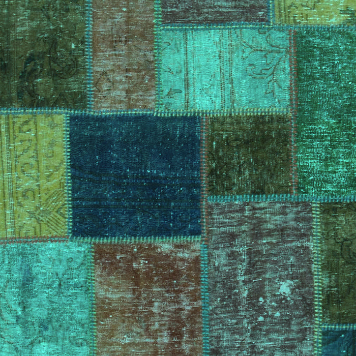 Abstract Turquoise Modern Rug, abs1192turq