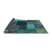 Sideview of Abstract Light Blue Modern Rug, abs1192lblu